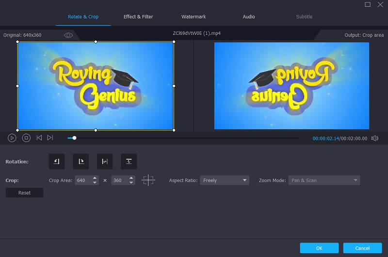 Videos nebeneinander stellen mit Vidmore