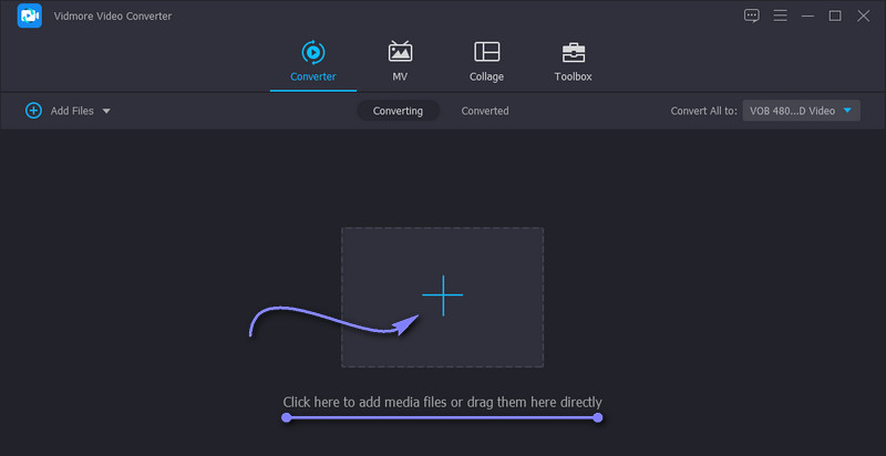 Vidmore MPG‑Video hinzufügen