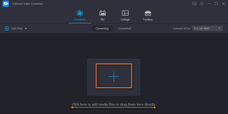 Vidmore WebM‑Datei hinzufügen