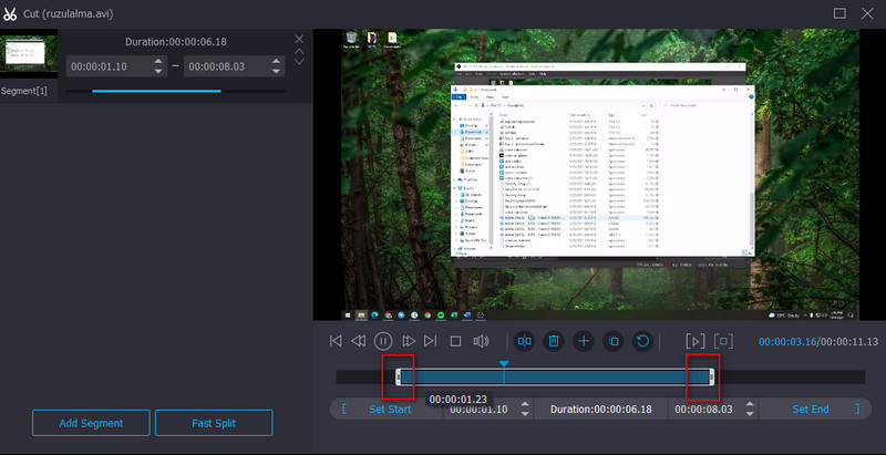 Vidmore AVI schneiden