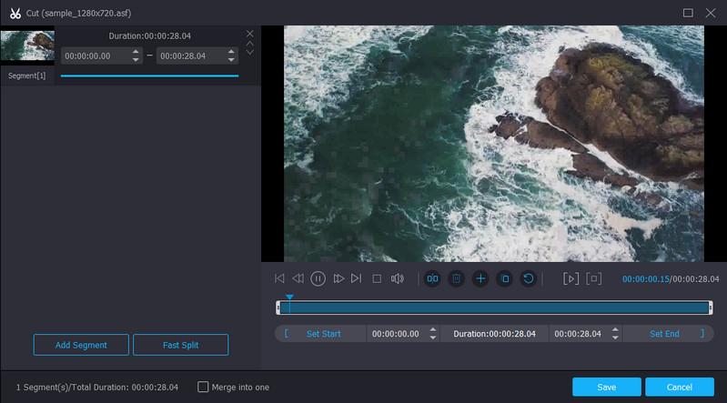 Vidmore-Schneideoberfläche