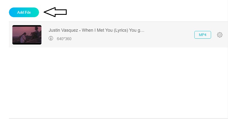 MP4 hinzufügen Vidmore Online