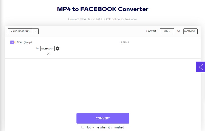MP4 zu Facebook mit Uniconverter konvertieren