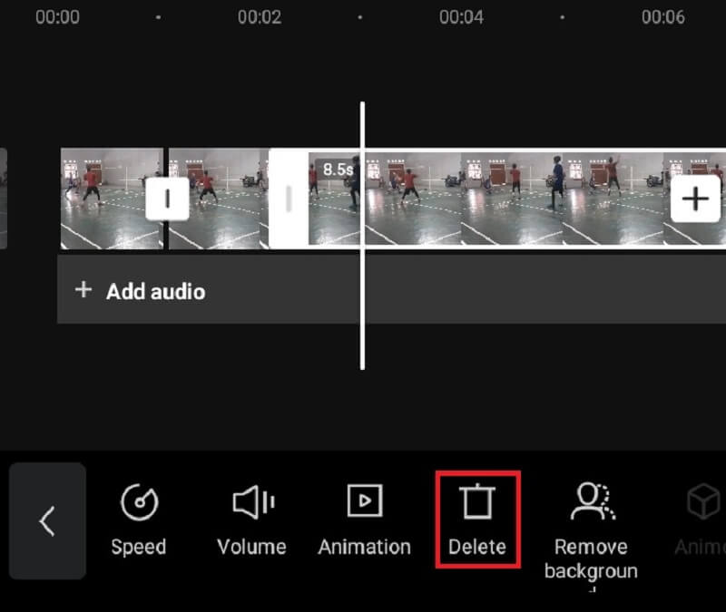 Video in CapCut schneiden