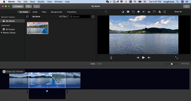 Video in iMovie schneiden