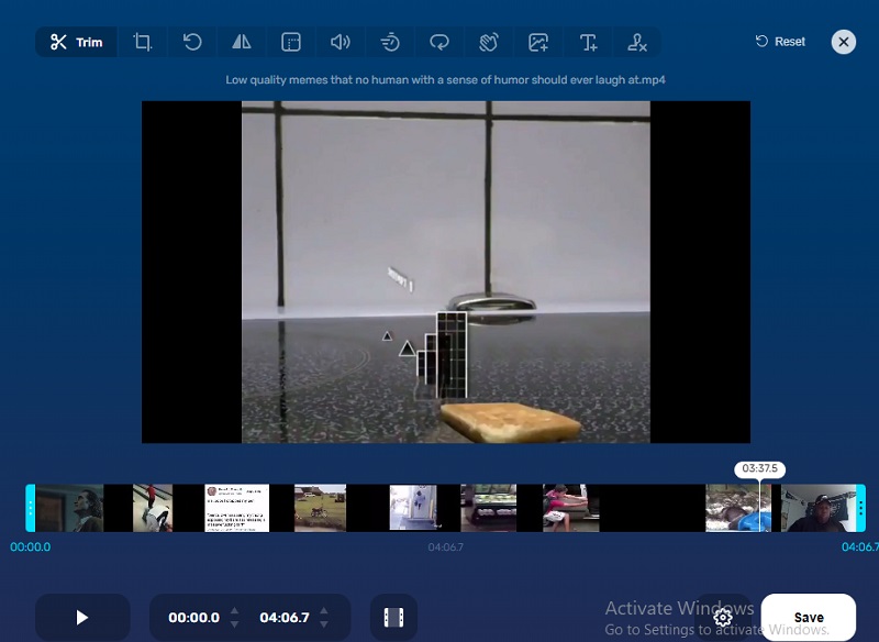 Wie man ein Video mit 123apps schneidet