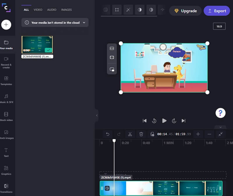Wie man ein Video in 123apps schneidet