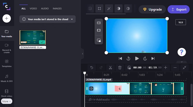 Wie man Video in ClipChamp trimmt