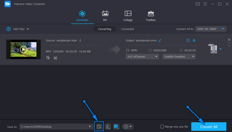 Konvertierung starten