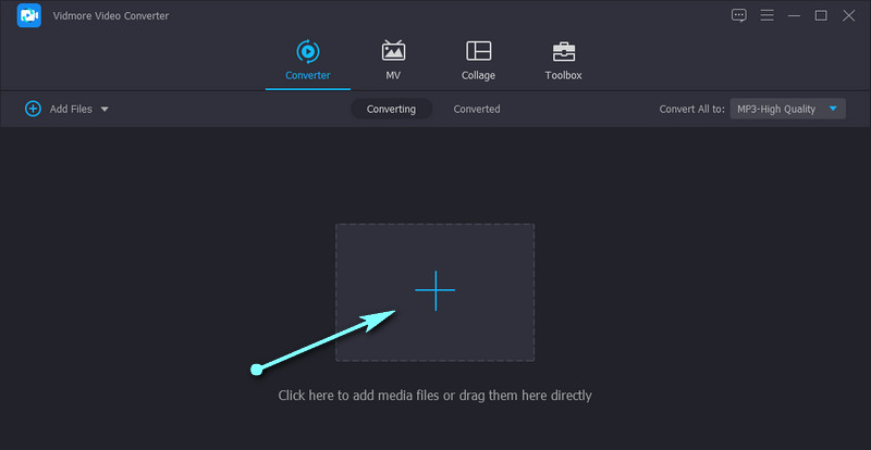 Vidmore RAM‑Datei laden