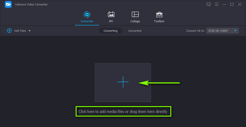 Vidmore MP4 hochladen