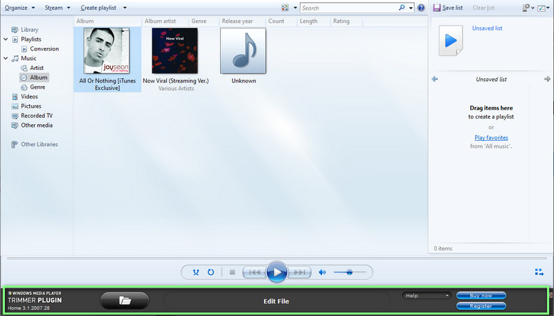 WMP Plug-in hinzufügen