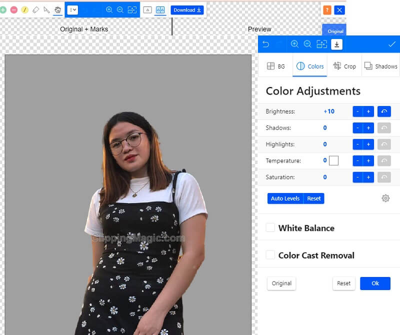 Helligkeit anpassen mit ClipMagic