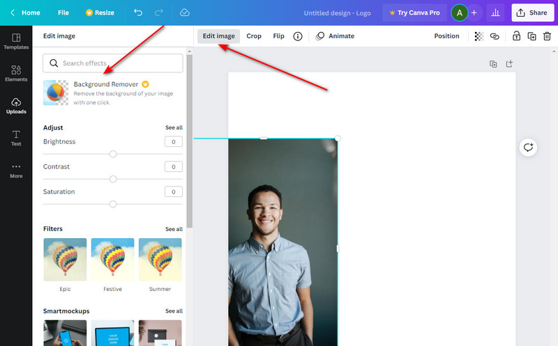 Canva Hintergrundentferner