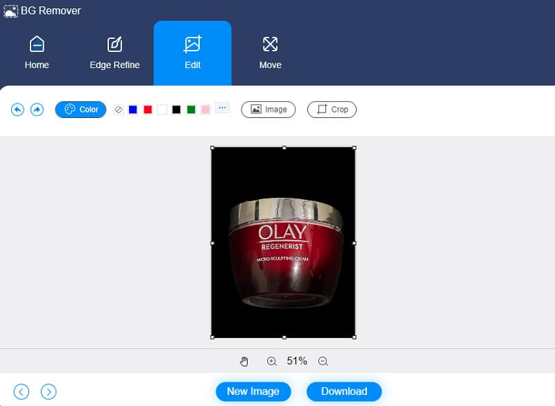 Schwarz wählen Vidmore Background Remover
