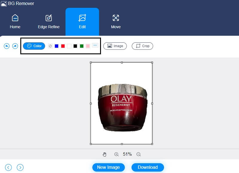 Weiß wählen Vidmore Background Remover