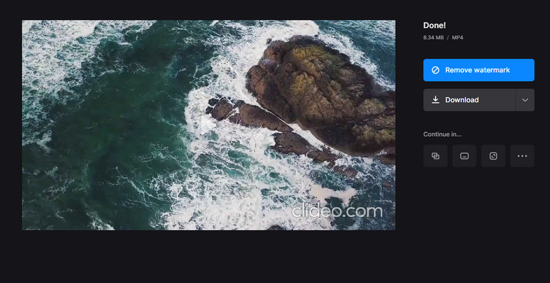 Clideo Videokompressor