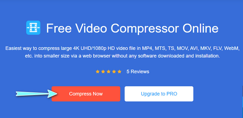 Schaltfläche „Compress Now“