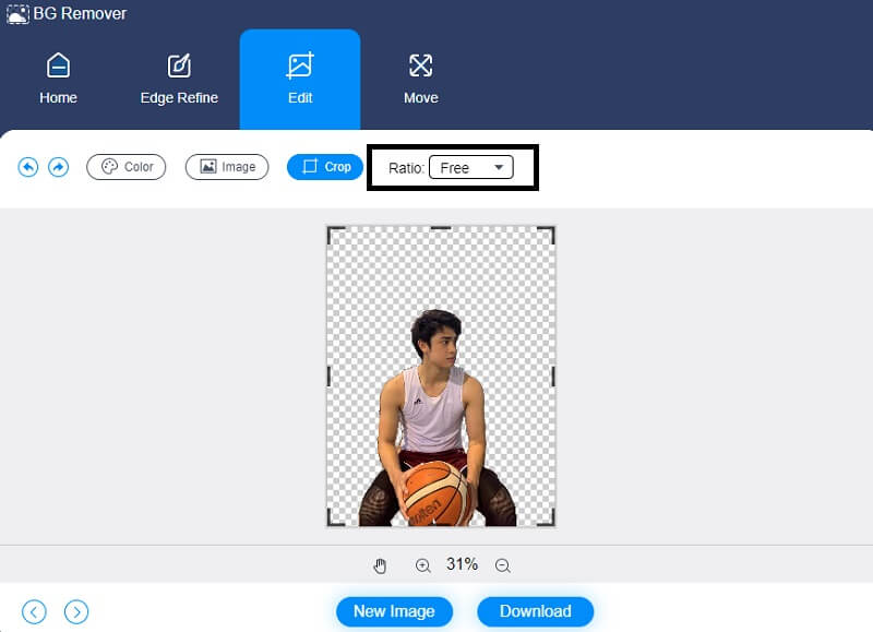 Bild zuschneiden Vidmore Online