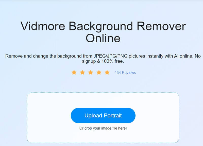 Vidmore Background Remover starten