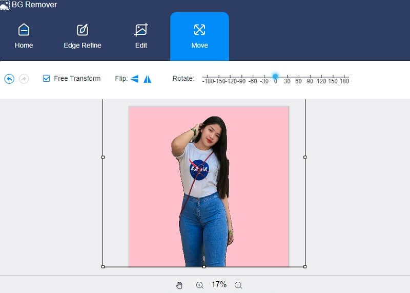 Spiegeln und Drehen Vidmore Hintergrundentferner Online