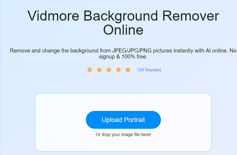 Vidmore Background Remover starten