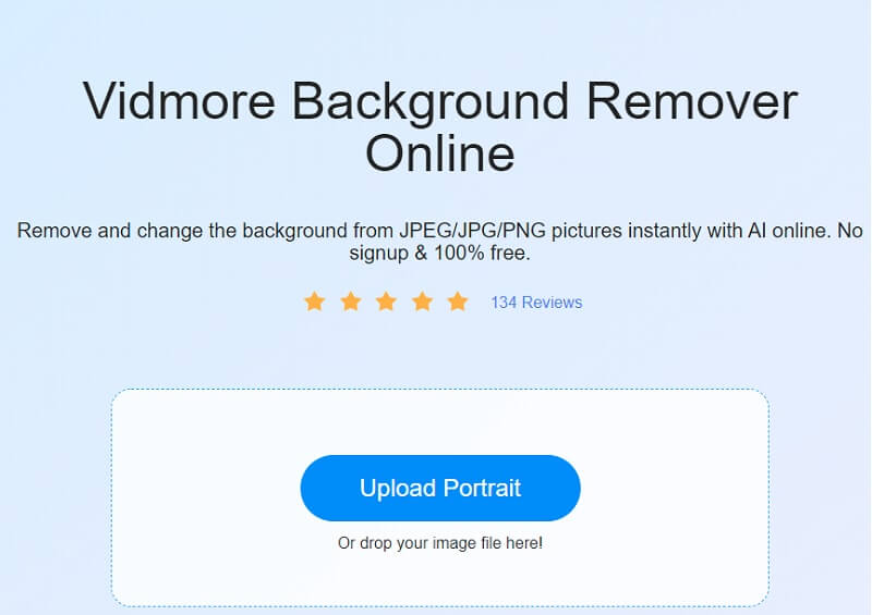 Vidmore Background Remover starten