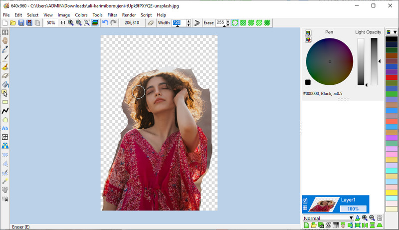 LazPaint-Oberfläche