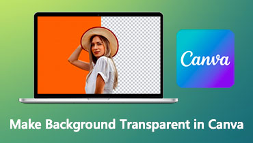 Hintergrund in Canva transparent machen