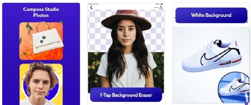 Hintergrund in Photoroom weiß machen