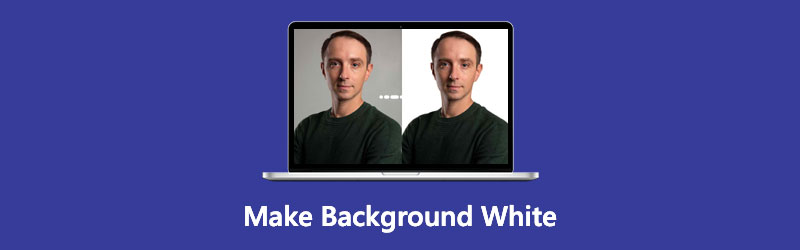 Hintergrund weiß machen