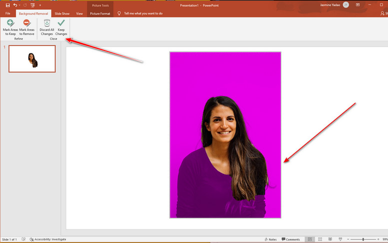 PowerPoint Hintergrund entfernen