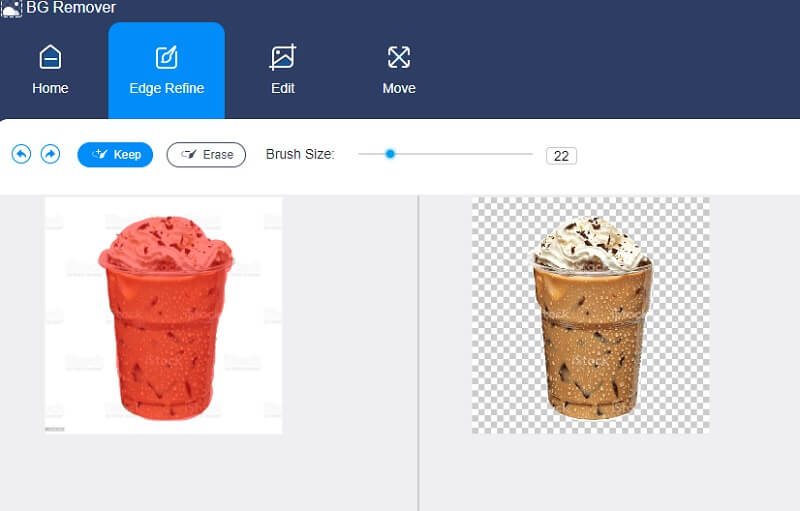 Transparenter VM Background Remover