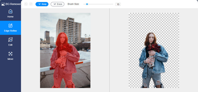 VBRO Hintergrund entfernen