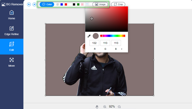 VBRO Hintergrund ändern