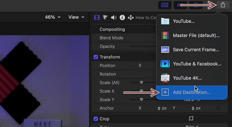 Preset-Einstellung hinzufügen