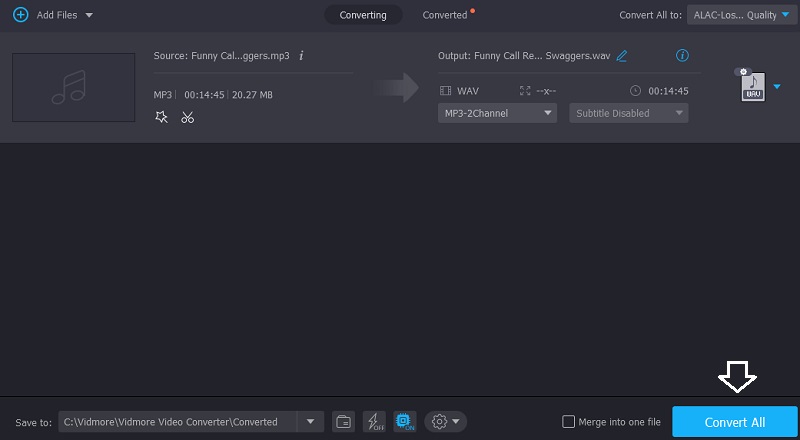 ALAC in WAV konvertieren Vidmore