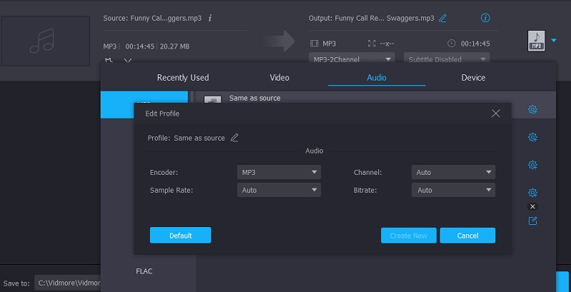 MP3 bearbeiten Vidmore