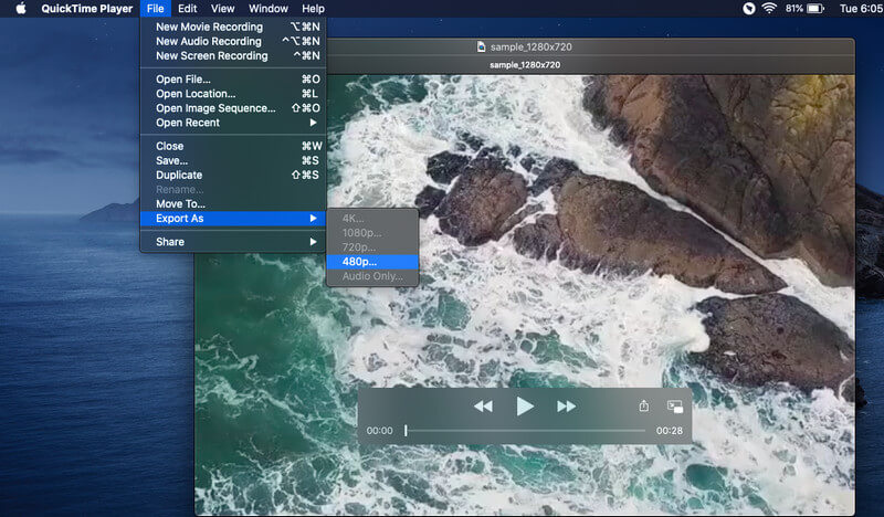 QuickTime‑Kompressor