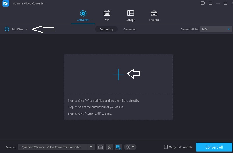 CAF mit Vidmore hinzufügen