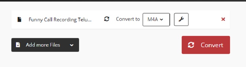 CAF in M4A CloudConvert