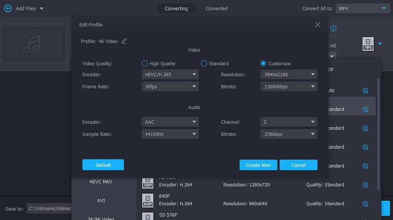 MP4 mit Vidmore bearbeiten