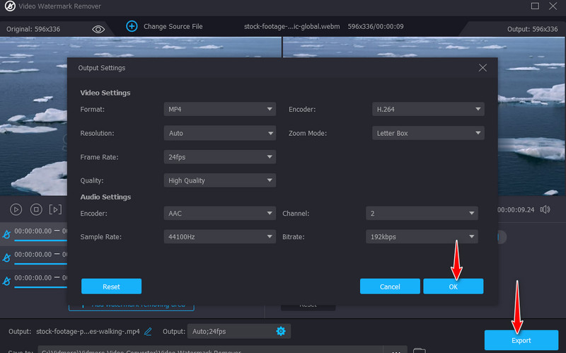Videoausgabe bearbeiten