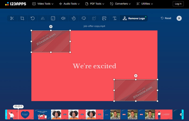 RemoveLogofromVideo-Schnittstelle