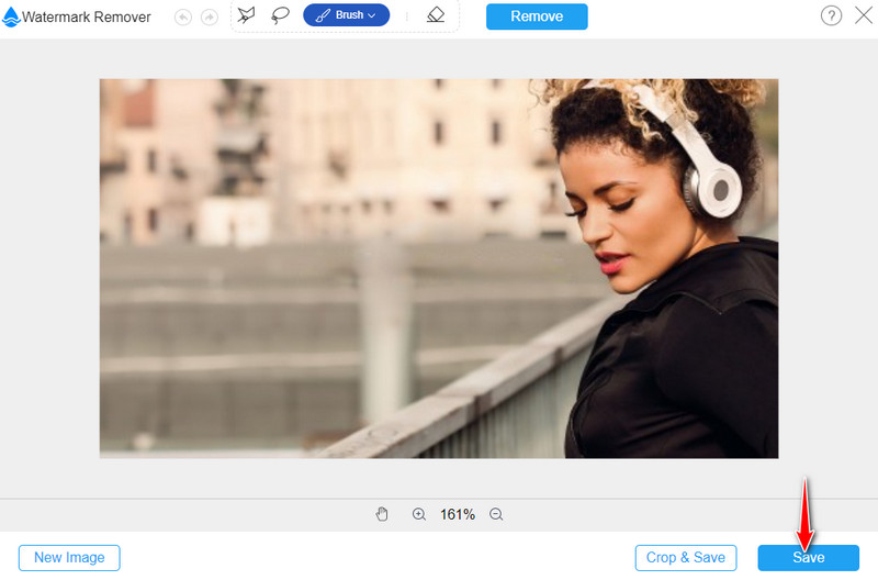 Bearbeitetes Foto speichern