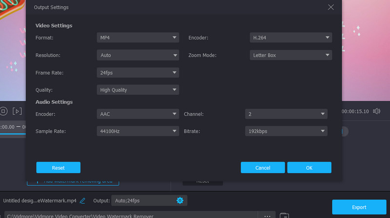 Videoausgabe speichern
