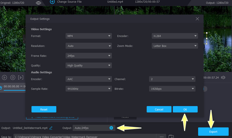 Videoausgabe speichern