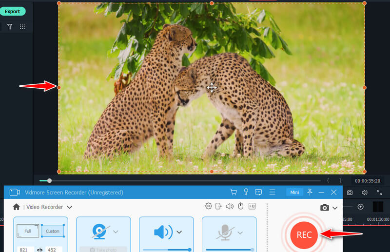 Videoaufnahme starten