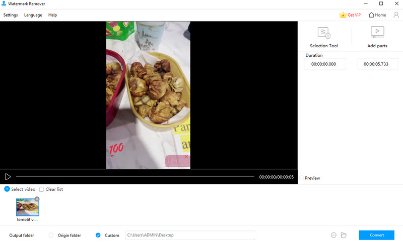 APowersoft Wasserzeichen-Entferner VM