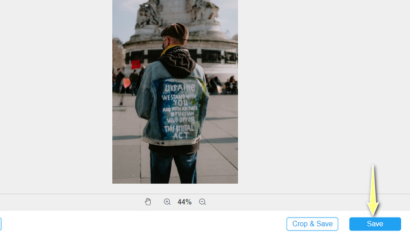 Bearbeitetes Foto speichern